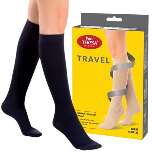 PANI TERESA PODKOLANÓWKI TRAVEL DAMSKIE PODRÓŻNE