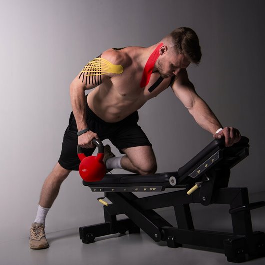 TAŚMA KINESIO TEJPY KINEZJOLOGICZNA PLASTRY TAPE KINESIOTAPING 7,5x5m