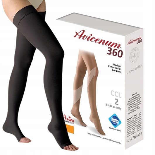 ARIES AVICENUM POŃCZOCHY 360 2 STOPNIA CCL2 LAMÓWKA ODKRYTE S NORMAL CZARNE