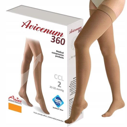 ARIES AVICENUM POŃCZOCHY UCISKOWE 360 2 STOPNIA LAMÓWKA ZAKRYTE S NORMAL