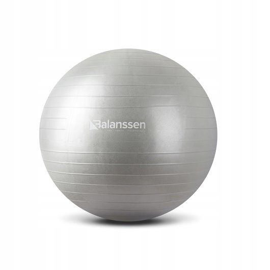 BALANSSEN PIŁKA DO ĆWICZEŃ REHABILITACJI ABS GYM BALL 55cm POMPKA GRATIS