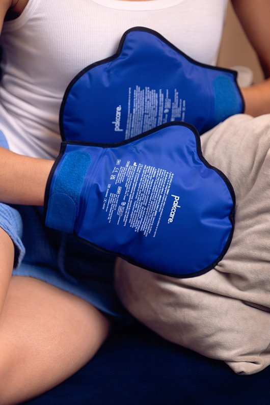 TERAPEUTYCZNE RĘKAWICE CHŁODZĄCO GRZEJĄCE KOMPRES NA DŁONIE OKŁAD ŻELOWY