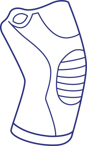ORTEZA STABILIZATOR NA KOLANO OPASKA ELASTYCZNA WZMOCNIONA GenuExtreme