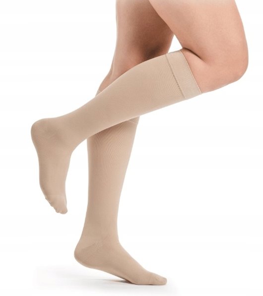 SIGVARIS COTTON PODKOLANÓWKI UCISKOWE CIELISTE 2 STOPNIA CCL2 M