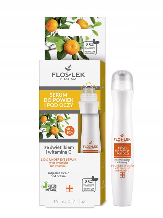 FLOSLEK SERUM POD OCZY ZE ŚWIETLIKIEM I WIT. C