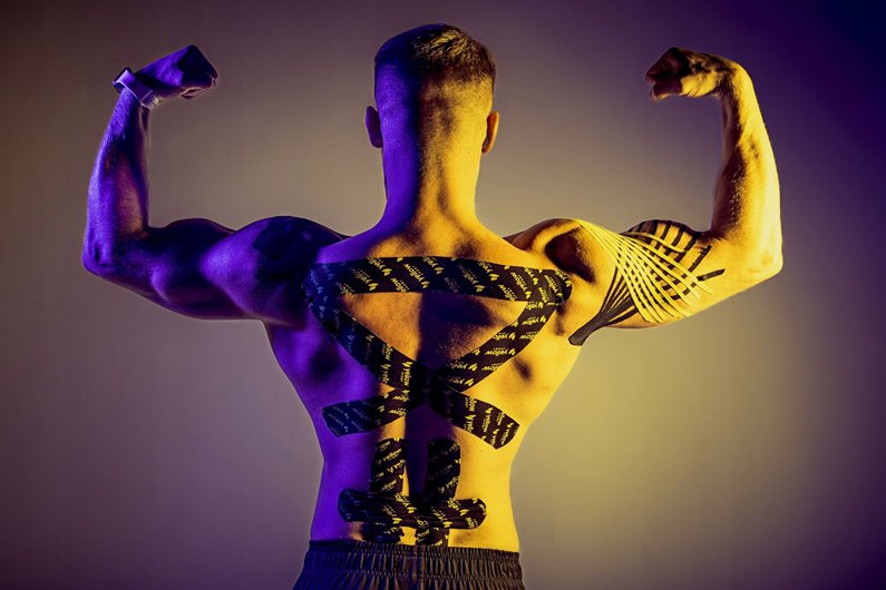 TAŚMA KINESIO TEJPY KINEZJOLOGICZNA PLASTRY TAPE KINESIOTAPING 7,5x5m