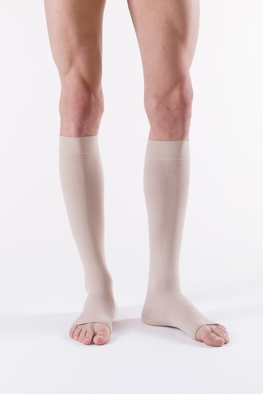 THUASNE PODKOLANÓWKI UCISKOWE VENOFLEX ELEGANCE ODKRYTE 20-36mmHg BEŻ 2L