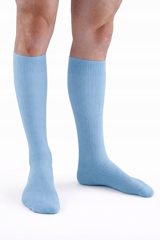 THUASNE PODKOLANÓWKI FAST LIN UCISKOWE Z LNEM MĘSKIE 15-20mmHg