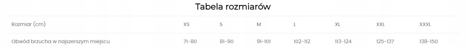 PANI TERESA PAS BRZUSZNY PRZEPUKLINA POOPERACYJNY UNIWERSALNY 28cm S 0101A