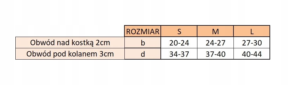 ARIES AVICENUM PODKOLANÓWKI UCISKOWE 140 1 STOPIEŃ JASNY BEŻ S NORMAL