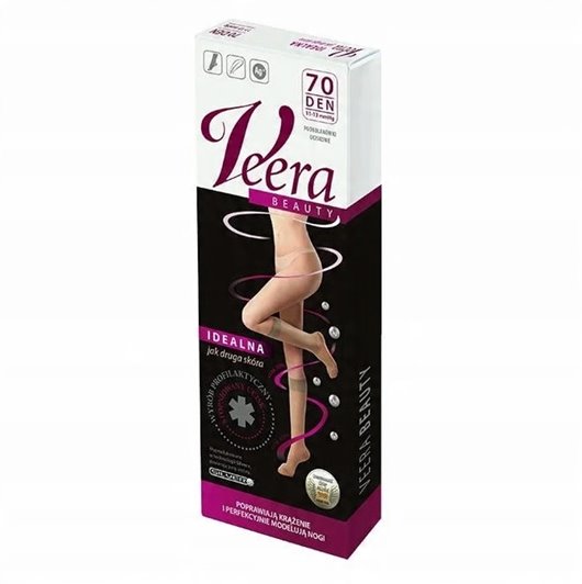 VEERA BEAUTY PODKOLANÓWKI UCISKOWE PROFILAKTYCZNE 70den 11-13mmHg SOLEI 1/2