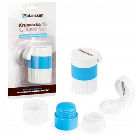 KRUSZARKA DO LEKÓW TABLETEK ROZGNIATACZ 4w1 BALANSSEN