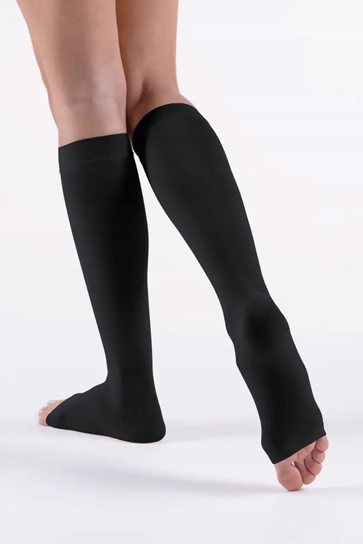 THUASNE PODKOLANÓWKI UCISKOWE VENOFLEX MICRO 2 STOPNIA CCL2 CZARNY ROZ. 6