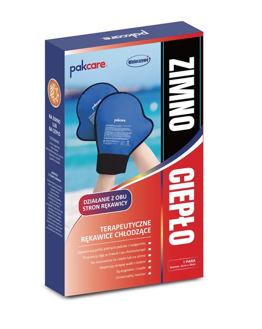 TERAPEUTYCZNE RĘKAWICE CHŁODZĄCO GRZEJĄCE KOMPRES NA DŁONIE OKŁAD ŻELOWY