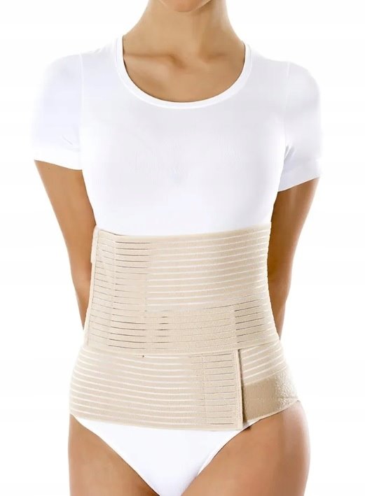 PAS LĘDZWIOWY ORTOPEDYCZNY Z FISZBINAMI PRZEWIEWNY XXL 0202