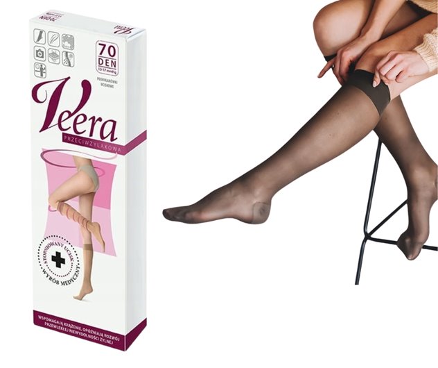 Veera podkolanówki 70den profilaktyczne