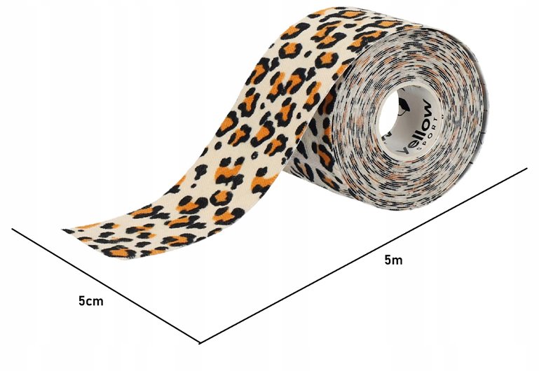 TAŚMA KINESIO KINEZJOLOGICZNA TEJPY PLASTRY TAPE KINESIOTAPING WODOODPORNE