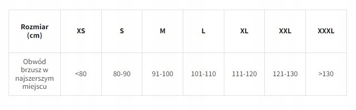 PAS LĘDZWIOWY ORTOPEDYCZNY Z FISZBINAMI PRZEWIEWNY XXL 0202