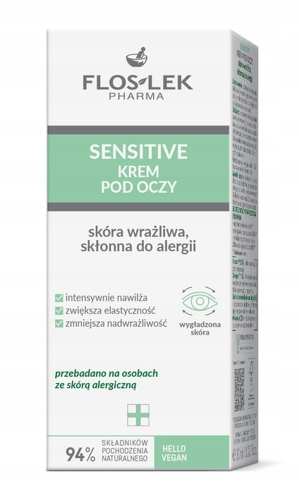 FLOSLEK KREM POD OCZY SENSITIVE DLA SKÓRY WRAŻLIWEJ 30ml