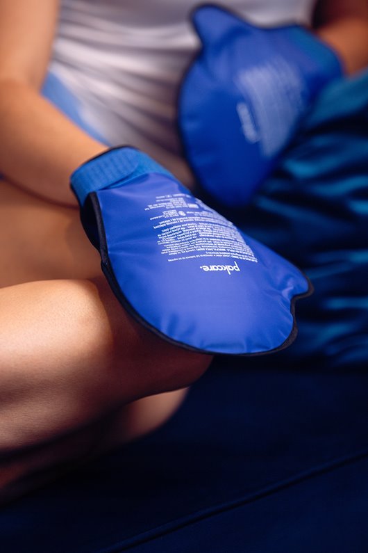 TERAPEUTYCZNE RĘKAWICE CHŁODZĄCO GRZEJĄCE KOMPRES NA DŁONIE OKŁAD ŻELOWY