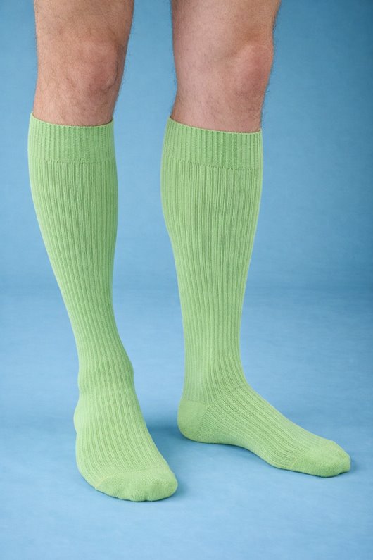 THUASNE PODKOLANÓWKI FAST LIN UCISKOWE Z LNEM MĘSKIE 15-20mmHg