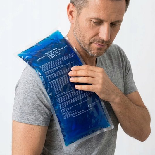Okład żelowy duży Termo Hit 18x48 kompres ciepło zimno bark kolano plecy