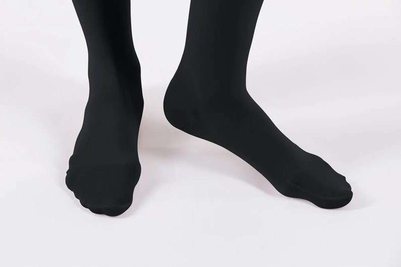 THUASNE PODKOLANÓWKI UCISKOWE VENOFLEX MICRO 2 STOPNIA CCL2 CZARNY ROZ. 4