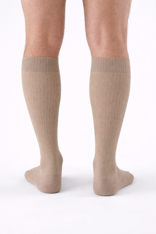 THUASNE PODKOLANÓWKI FAST LIN UCISKOWE Z LNEM MĘSKIE 15-20mmHg