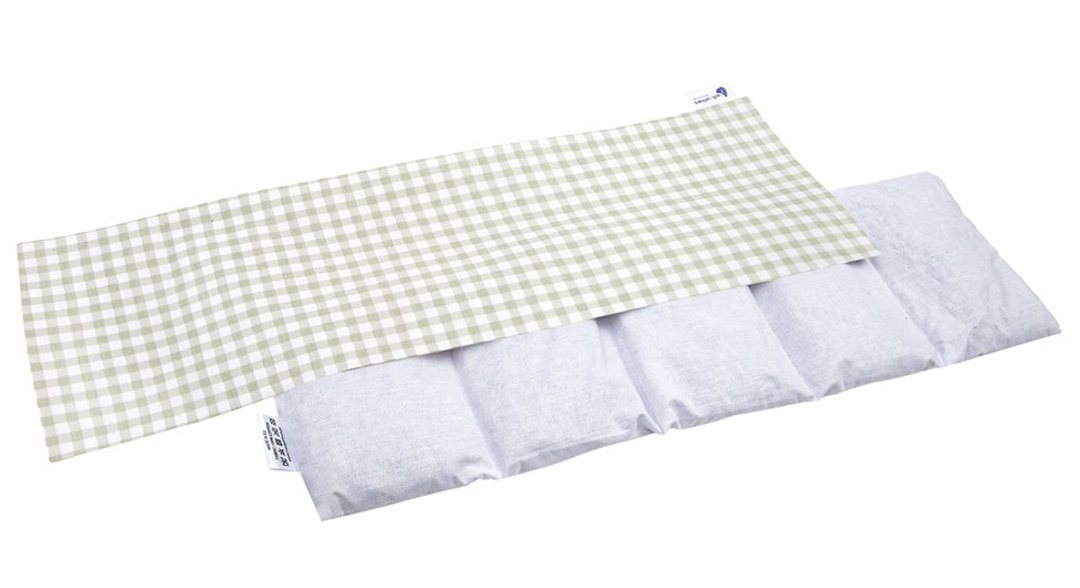 TERMOFOR Z PESTEK WIŚNI Z POKROWCEM EKOLOGICZNY DUŻY 20x60cm