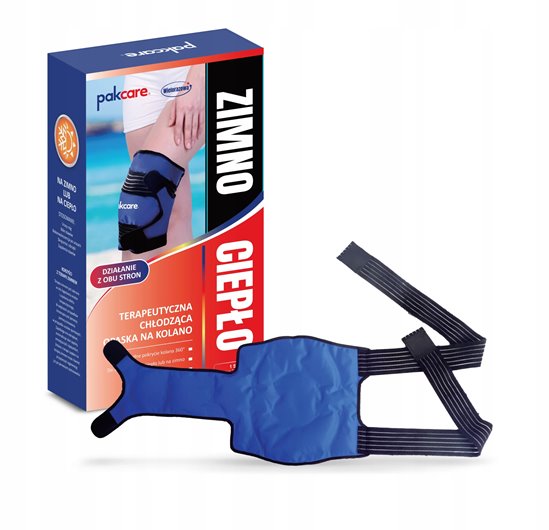 TERAPEUTYCZNA OPASKA NA KOLANO CHŁODZĄCO GRZEJĄCA KOMPRES OKŁAD ŻELOWY 1szt