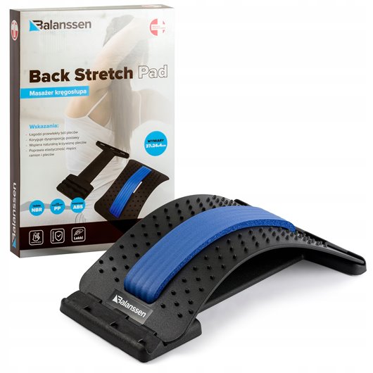 BALANSSEN MASAŻER PLECÓW PRZYRZĄD DO STRETCHINGU PLECÓW STRETCH PAD