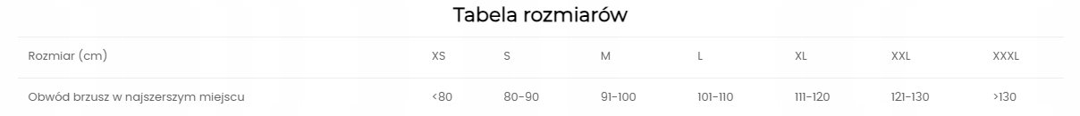 ORTEZA LĘDŹWIOWA PANI TERESA MEDICA PT 0216 ROZMIAR XXXL