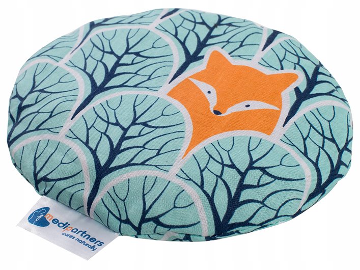 TERMOFOR Z PESTEK WIŚNI MEDYCZNY NA BÓL BAWEŁNA 100% MIŚ W LESIE