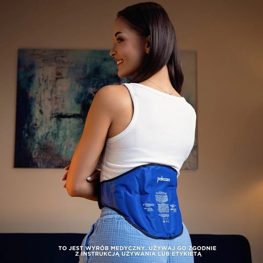 PAS LĘDZWIOWY CHŁODZĄCO GRZEJĄCY TERAPIA KOMPRES NA PLECY OKŁAD ŻELOWY