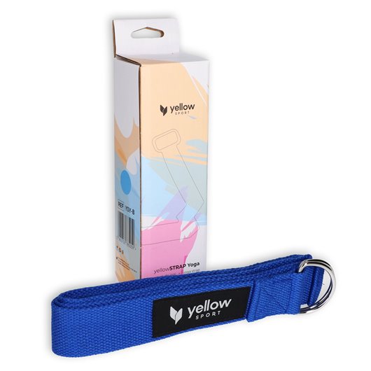 PASEK DO JOGI yellowSTRAP MOCNY 183cm POLSKI PRODUKT SZEROKI PASEK