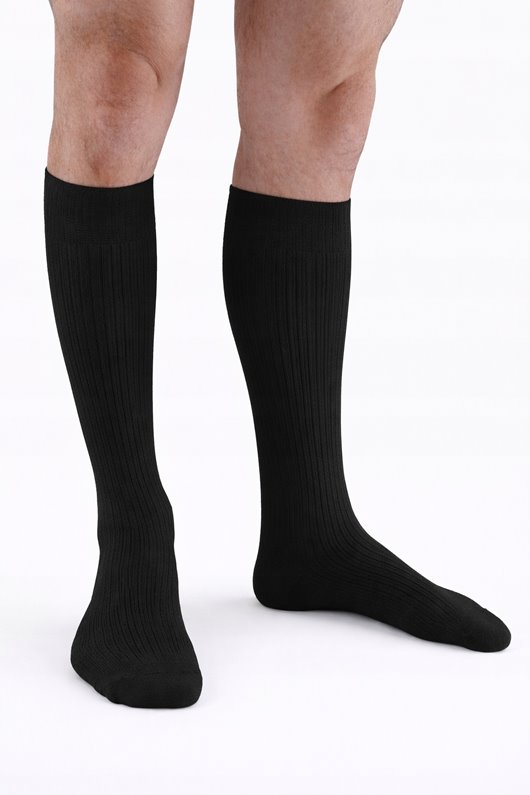 THUASNE PODKOLANÓWKI FAST LIN UCISKOWE Z LNEM MĘSKIE 15-20mmHg