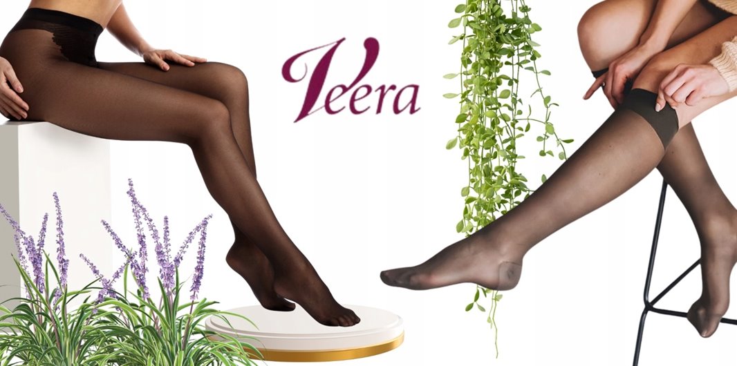 VEERA PODKOLANÓWKI UCISKOWE 70 DEN 13-17mmHg NATURALNE 1/2 PALCE OTWARTE