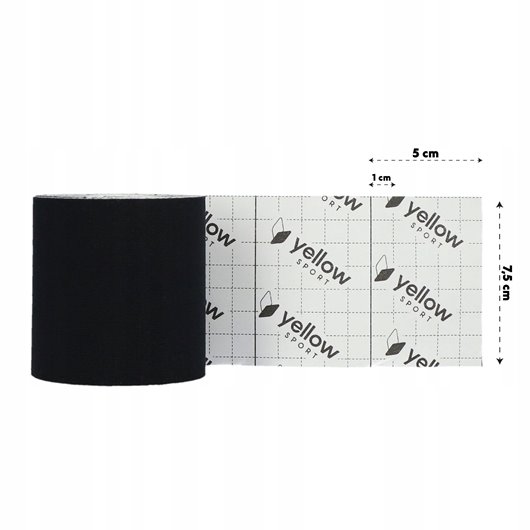 TAŚMA KINESIO TEJPY KINEZJOLOGICZNA PLASTRY TAPE KINESIOTAPING 7,5x5m