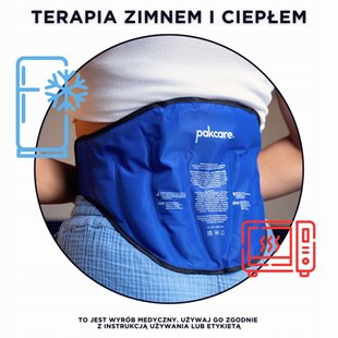 PAS LĘDZWIOWY CHŁODZĄCO GRZEJĄCY TERAPIA KOMPRES NA PLECY OKŁAD ŻELOWY
