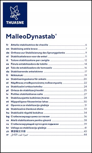 ORTEZA STABILIZATOR STAWU SKOKOWEGO I STOPY MALLEO DYNASTAB THUASNE