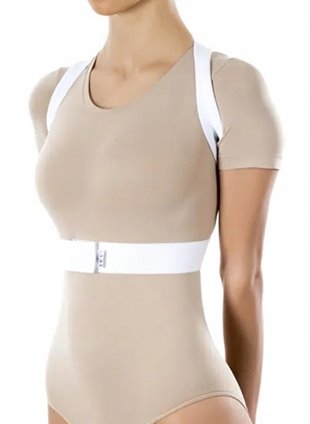 PANI TERESA KOREKTOR POSTAWY PAS BARKOWY PROSTUJĄCY CIELISTY (S) 0201