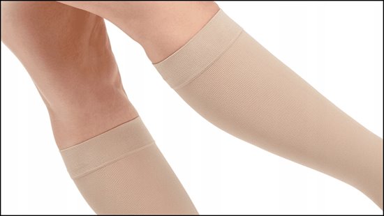 SIGVARIS COTTON PODKOLANÓWKI UCISKOWE CIELISTE 2 STOPNIA CCL2 L