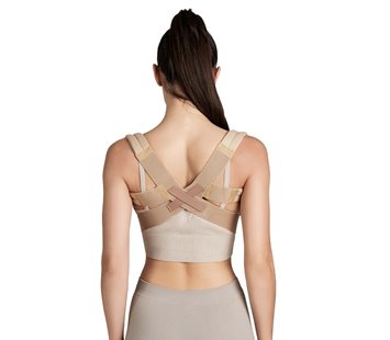 KOREKTOR POSTAWY NA PLECY PREMIUM PERFECT IMMOBIL TAŚMA VELCRO AR-763 BEŻ S
