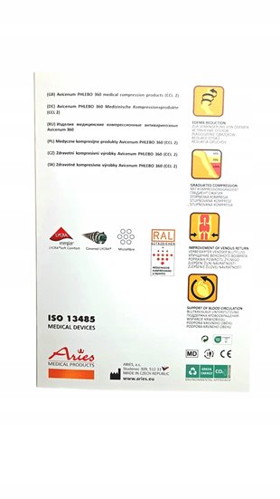 ARIES AVICENUM POŃCZOCHY UCISKOWE 360 2 STOPNIA LAMÓWKA ZAKRYTE L NORMAL