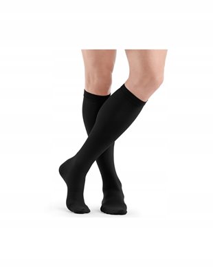 SIGVARIS COTTON PODKOLANÓWKI UCISKOWE CZARNE 2 STOPNIA CCL2 M