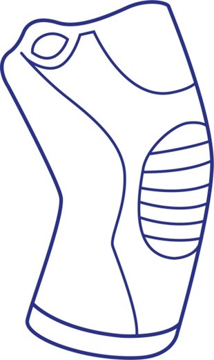 ORTEZA STABILIZATOR NA KOLANO OPASKA ELASTYCZNA WZMOCNIONA GenuExtreme