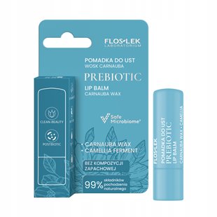 FLOSLEK POMADKA DO UST PREBIOTYCZNA PREBIOTIC LIP CARE WOSK CARNAUBA 4g