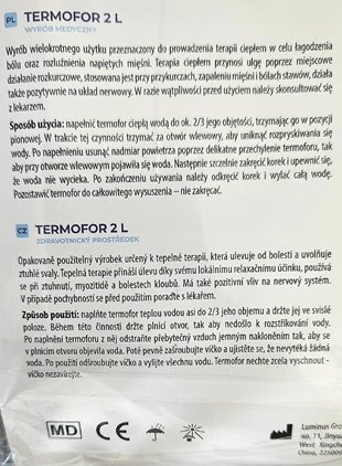 DEPAN TERMOFOR GUMOWY NA WODĘ 2L W POKROWCU MISIO SWETEREK