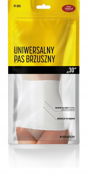 PANI TERESA PAS BRZUSZNY NA PRZEPUKLINĘ POOPERACYJNY UNIWERSAL 30cm L 0115