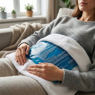 Okład żelowy duży Termo Hit 28x34 kompres ciepło zimno na bark kolano plecy